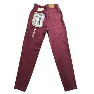 Vintage Lee Jeans Womens 5 Medium Regular Fit Tapered High Waist Made USA 90s